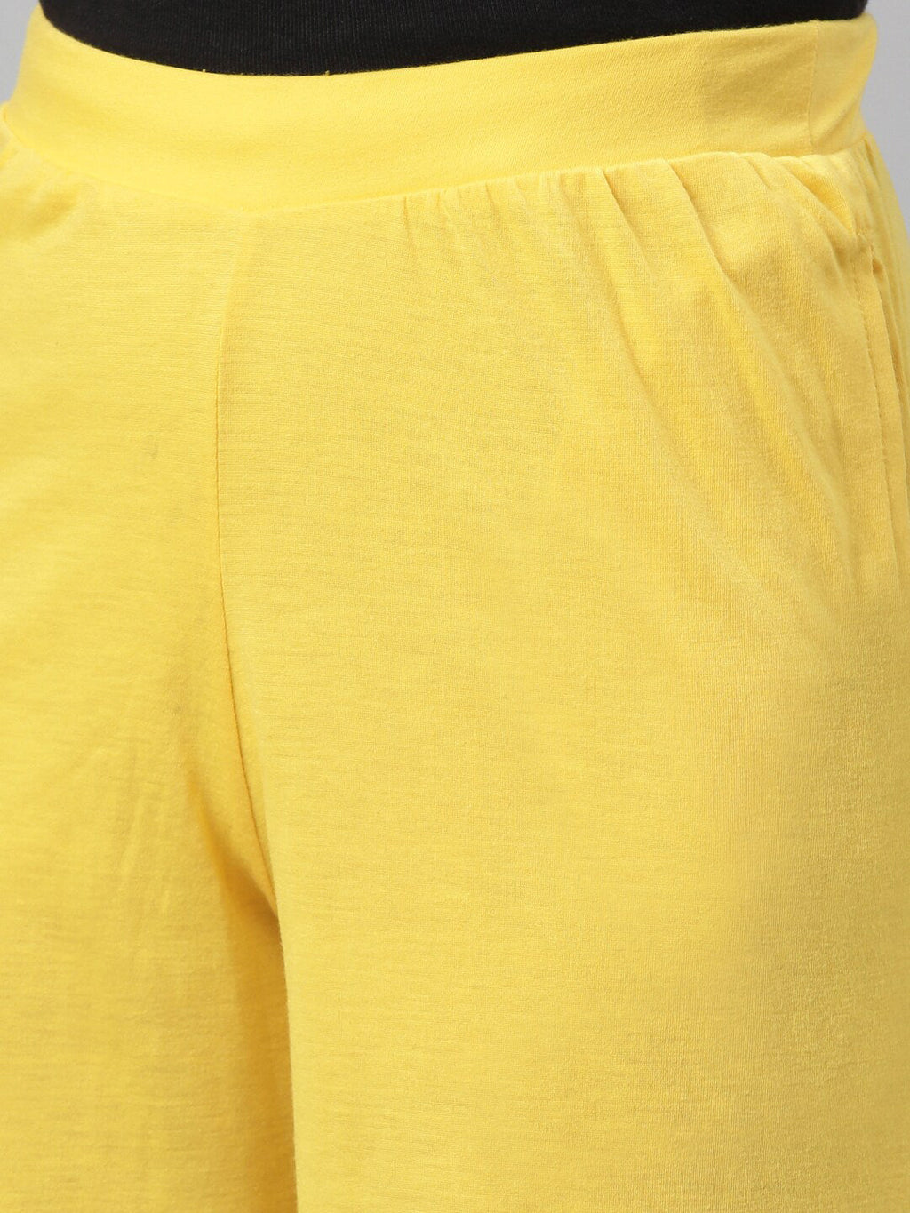 Souchii Women Yellow Knitted Palazzos | Grocsy