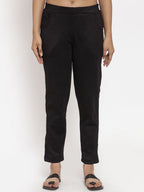 TAG 7 Women Solid Ankle-Length Leggings | Grocsy