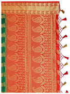 Mimosa Women's Green Kanchipuram Silk Saree | Grocsy