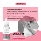 SANCTUS Underarm Lightening & Hair Inhibiting Serum Concentrate | Grocsy