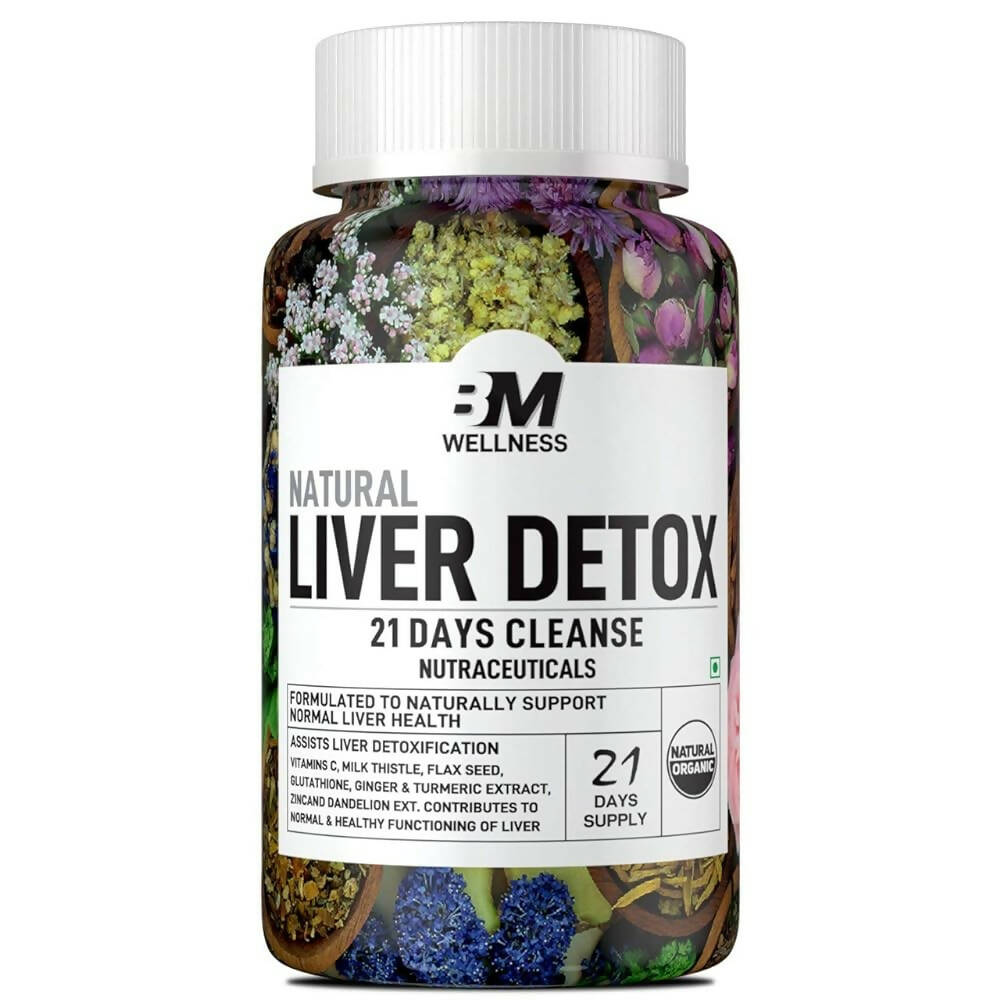 BM Wellness Natural Liver Detox Tablets | Grocsy