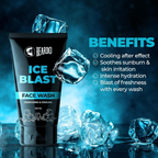 Beardo Ice Blast Cooling Facewash | Grocsy