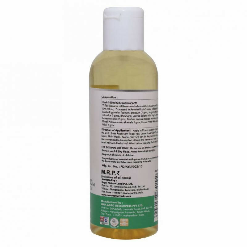 Naturz Ayurveda Kesho Hair Care Oil | Grocsy