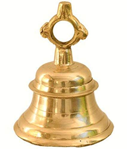 Uapan Metalcraft Brass Bell Temple Ghanta Pooja Bell | Grocsy