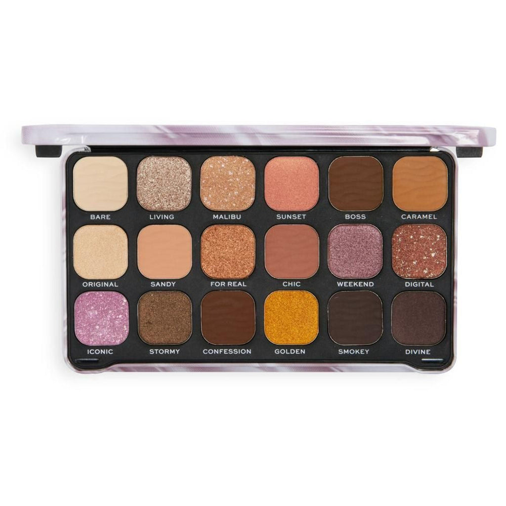 Makeup Revolution Forever Flawless Nude Silk Eyeshadow Palette | Grocsy