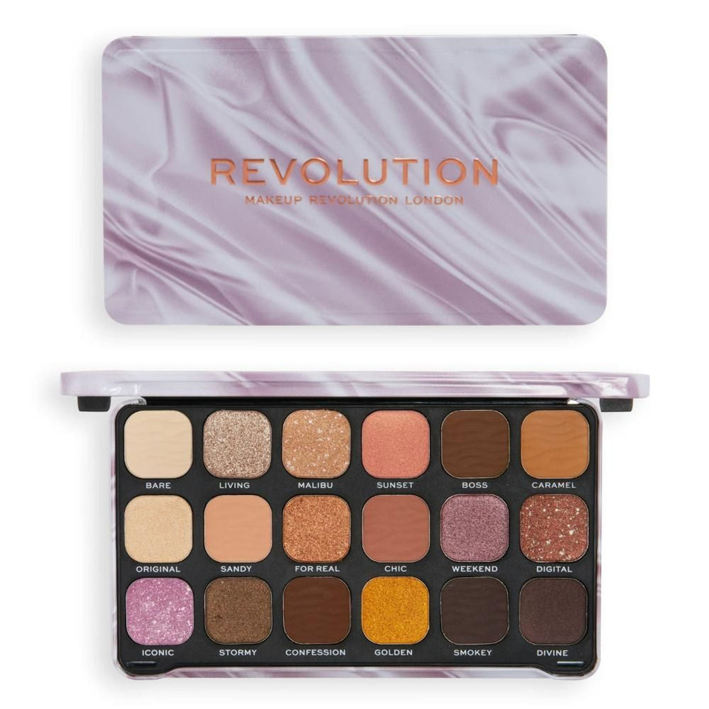 Makeup Revolution Forever Flawless Nude Silk Eyeshadow Palette | Grocsy