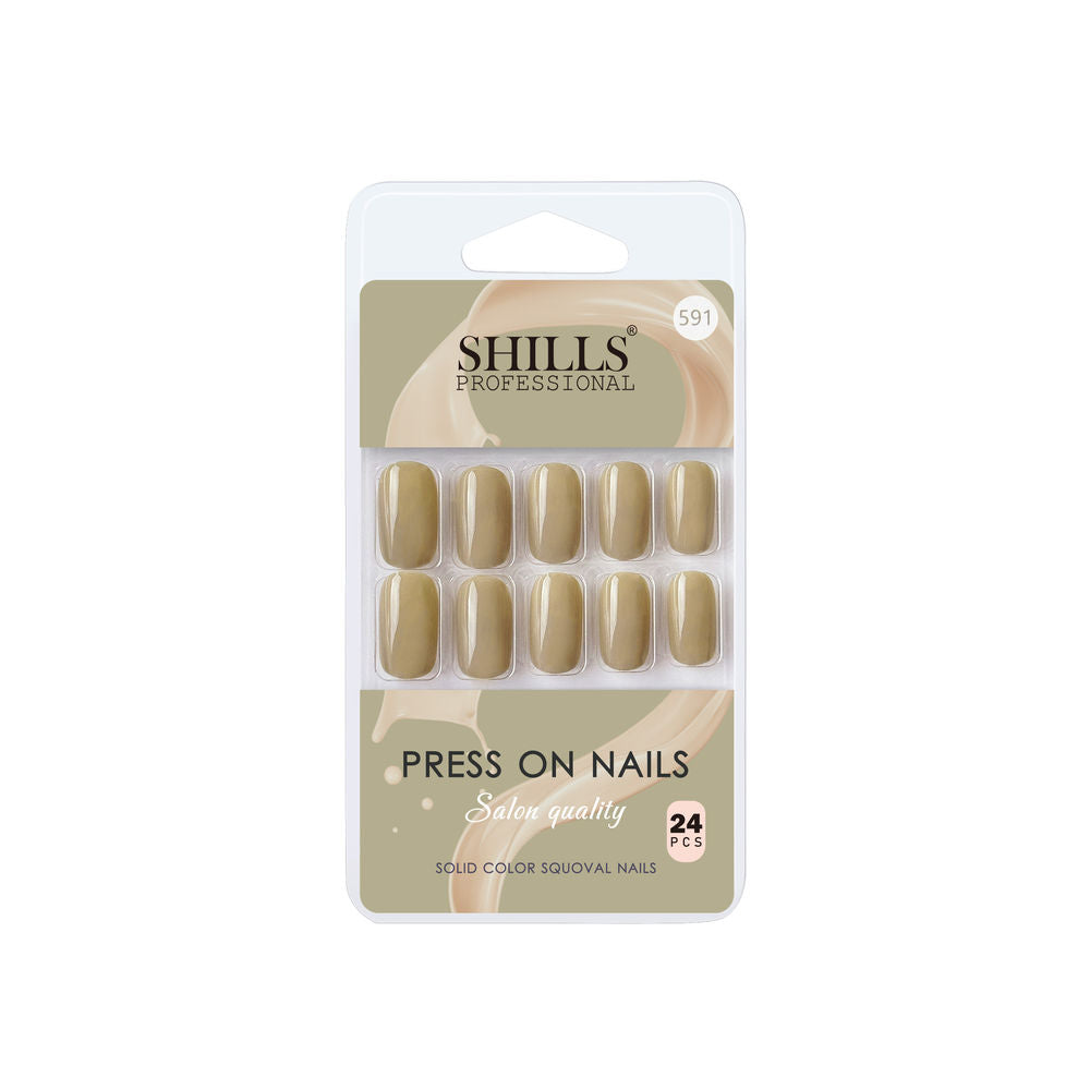 Shills Professional Reusable Press On Nails Square - SPN591 | Grocsy