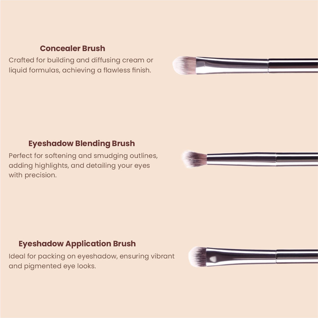 Matt Look Professional Signature Brush - Set of 6 | Grocsy