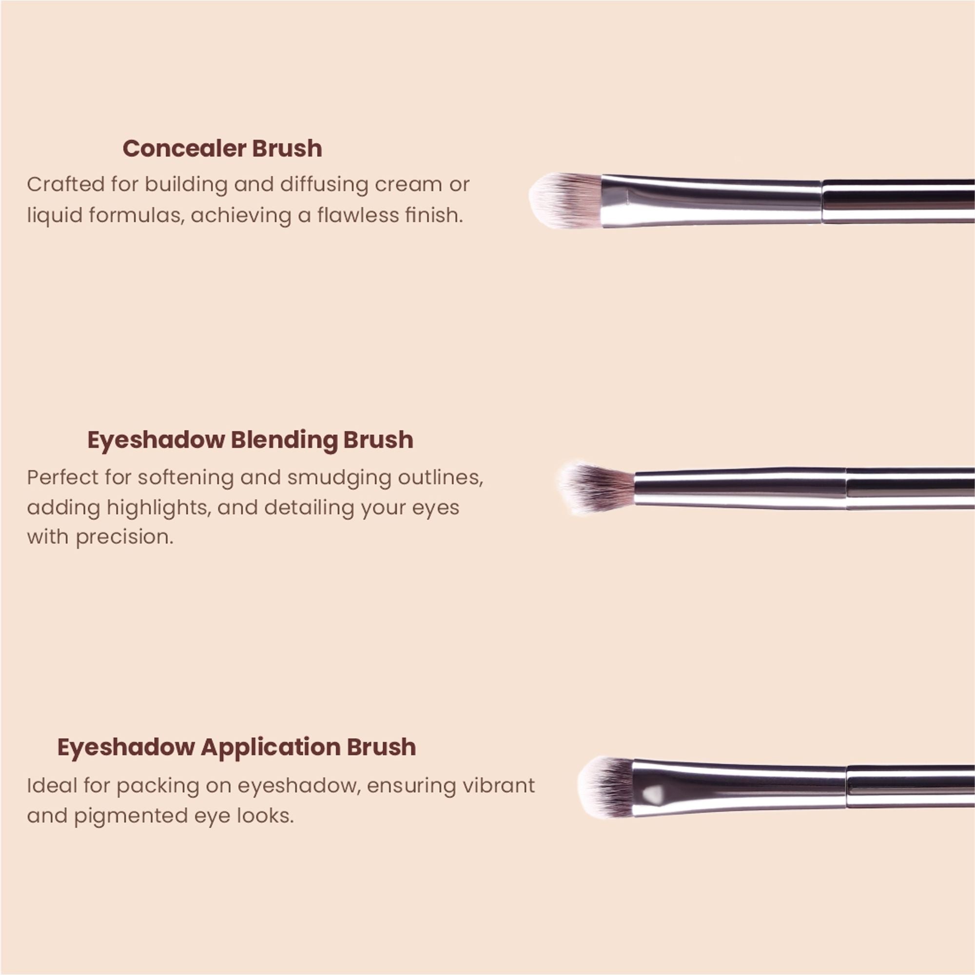 Matt Look Professional Signature Brush - Set of 6 | Grocsy