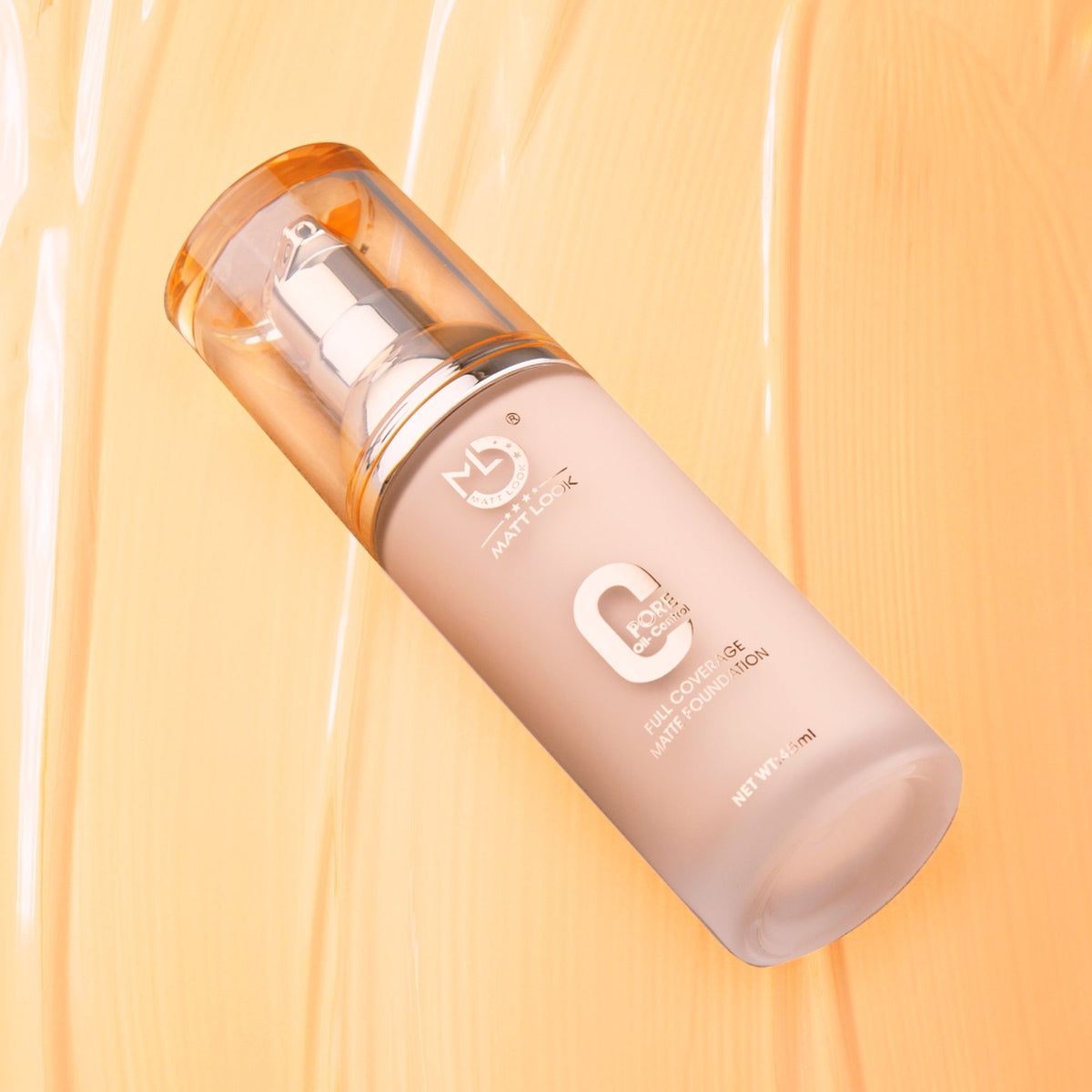 Matt Look Zero Pore Oil Control Full Coverage Matte Foundation - Golden Caramel | Grocsy