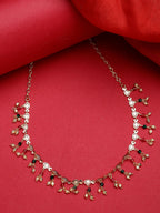 NVR Women's Multicolor Gold-Polished Minimal Chain | Grocsy
