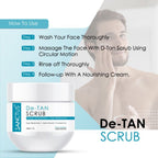SANCTUS De-Tan Scrub Deep Exfoliation For Tan Removal | Grocsy