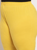 TAG 7 Women Plus Size Ankle Length Cotton Leggings | Grocsy