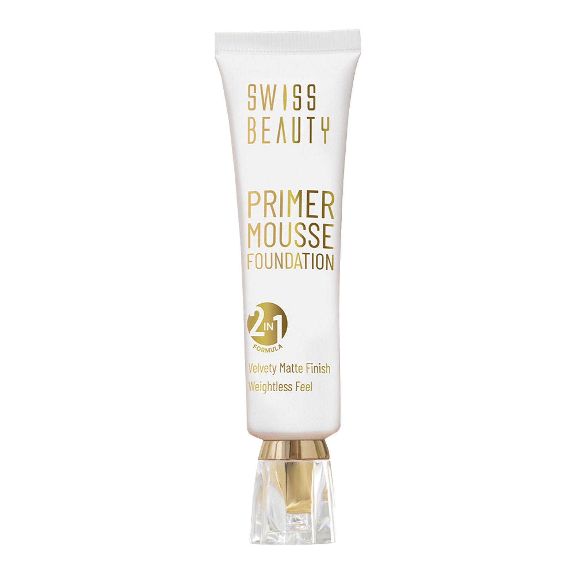 Swiss Beauty Primer Mousse Foundation - 08 Coffee Cream | Grocsy