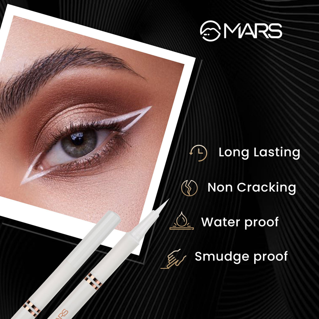 MARS Cosmetics Liquid Pen Eyeliner - White | Grocsy