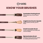 MARS Cosmetics Professional Makeup Brush - Set Of 12 | Grocsy