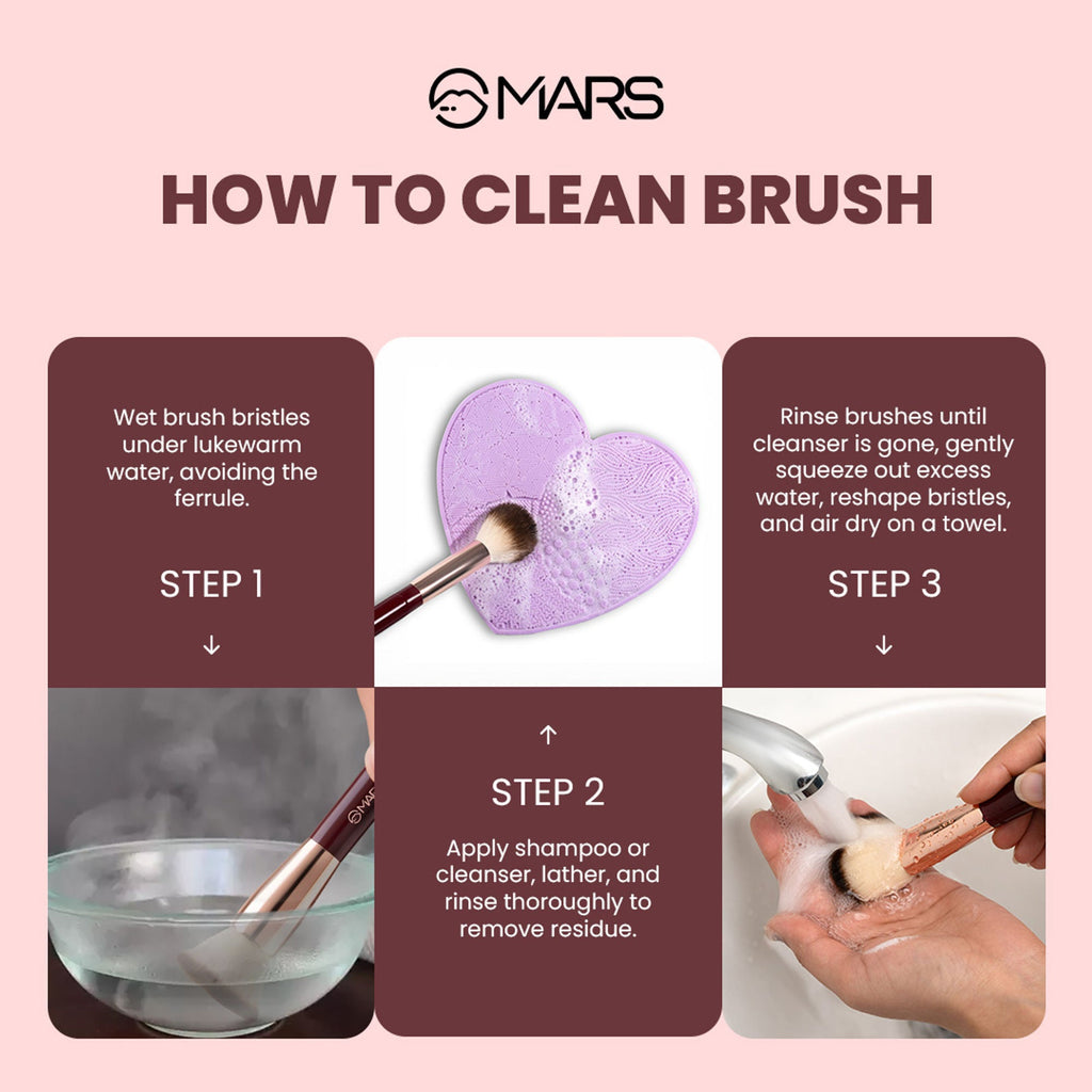 MARS Cosmetics Professional Makeup Brush - Set Of 12 | Grocsy