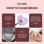 MARS Cosmetics Professional Makeup Brush - Set Of 12 | Grocsy