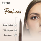 MARS Cosmetics Oh Brow Eyebrow Pencil - Brown | Grocsy