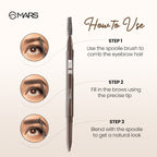 MARS Cosmetics Oh Brow Eyebrow Pencil - Dark Brown | Grocsy