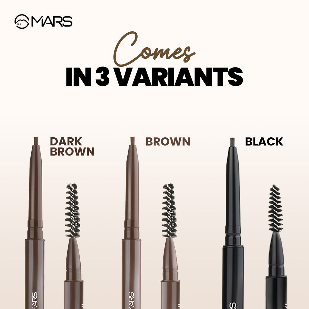 MARS Cosmetics Oh Brow Eyebrow Pencil - Dark Brown | Grocsy