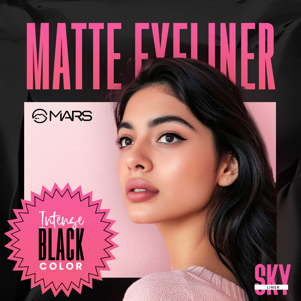 MARS Cosmetics Sky Liner Liquid Black Eyeliner | Grocsy