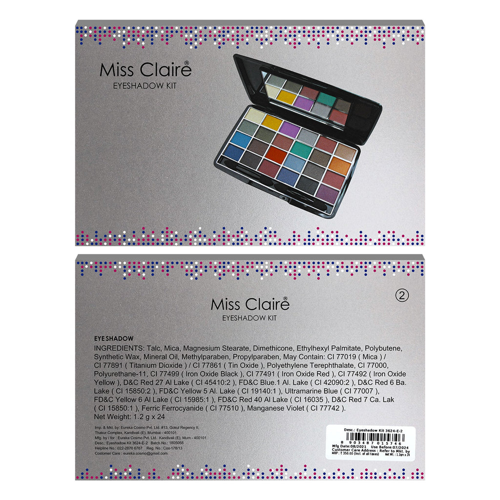 Miss Claire Eyeshadow Kit - 3624-E-2 | Grocsy