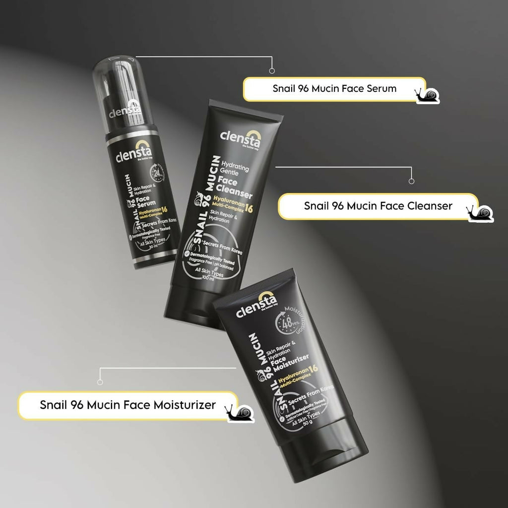 Clensta Snail 96 Mucin Skin Repair Gentle Face Cleanser | Grocsy
