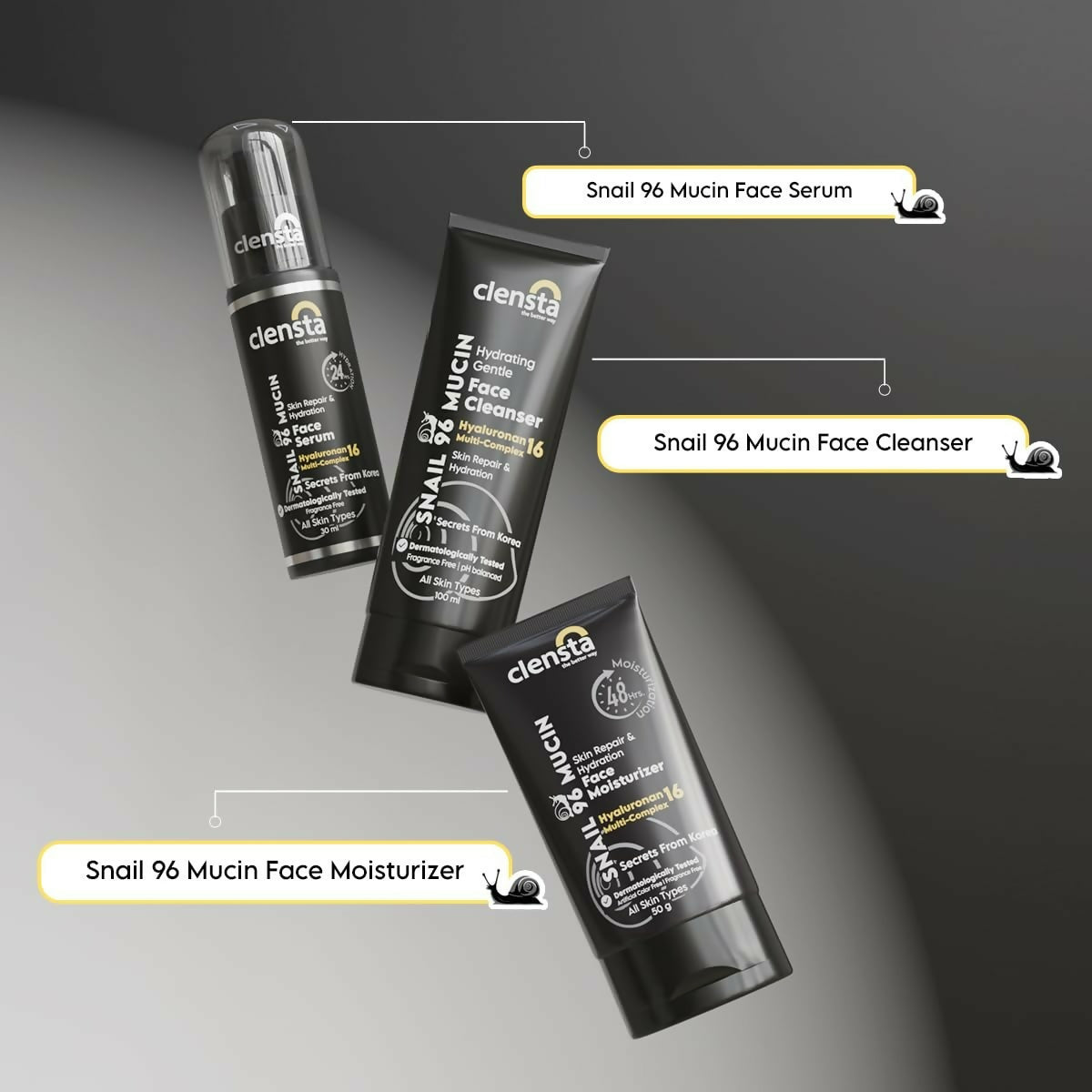 Clensta Snail 96 Mucin Skin Repair Gentle Face Cleanser | Grocsy
