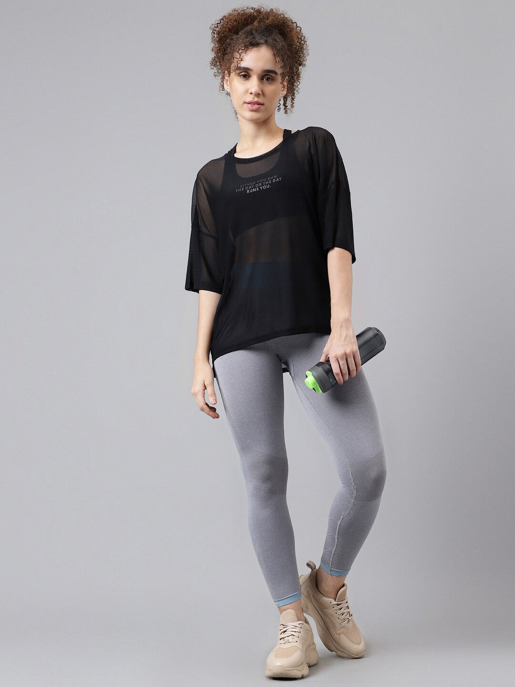 MKH Typography Printed Dri-FIT Relaxed Fit Sports T-shirt | Grocsy