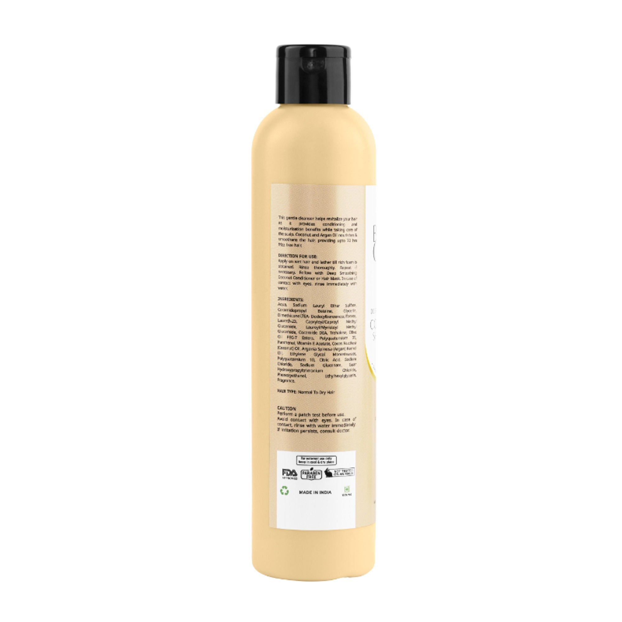 The Body Care Deep Smoothing Coconut Shampoo | Grocsy