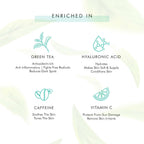 mCaffeine Vitamin C & Green Tea Face Serum with Hyaluronic Acid | Grocsy