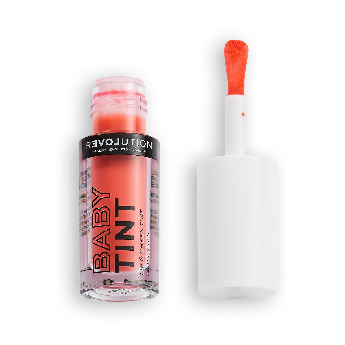 Makeup Revolution Relove Baby Lip & Cheek Tint - Long Lasting - Soft & Glowy Finish - Coral | Grocsy