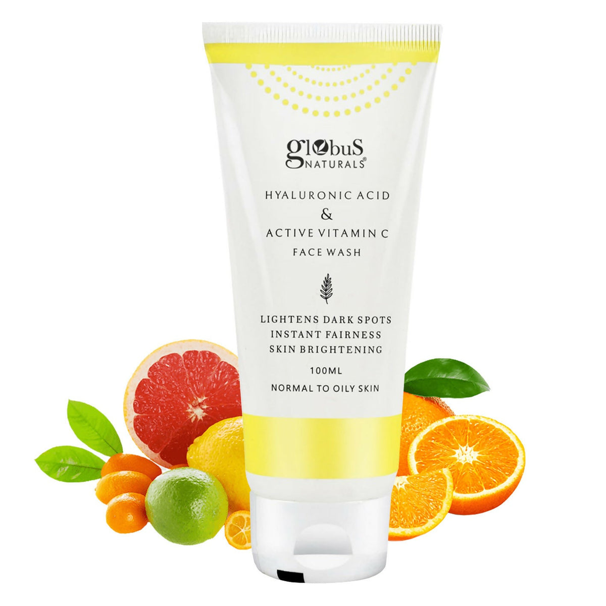 Globus Naturals Hyaluronic Acid & Vitamin C Face Wash | Grocsy