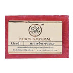 Khadi Natural Strawberry Soap | Grocsy