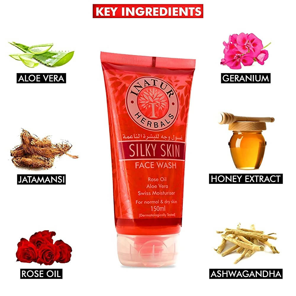 Inatur Silky Skin Face Wash | Grocsy