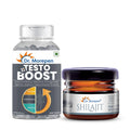 Dr. Morepen Natural & Pure SJ Resin and Testo Boost Tablets Combo | Grocsy