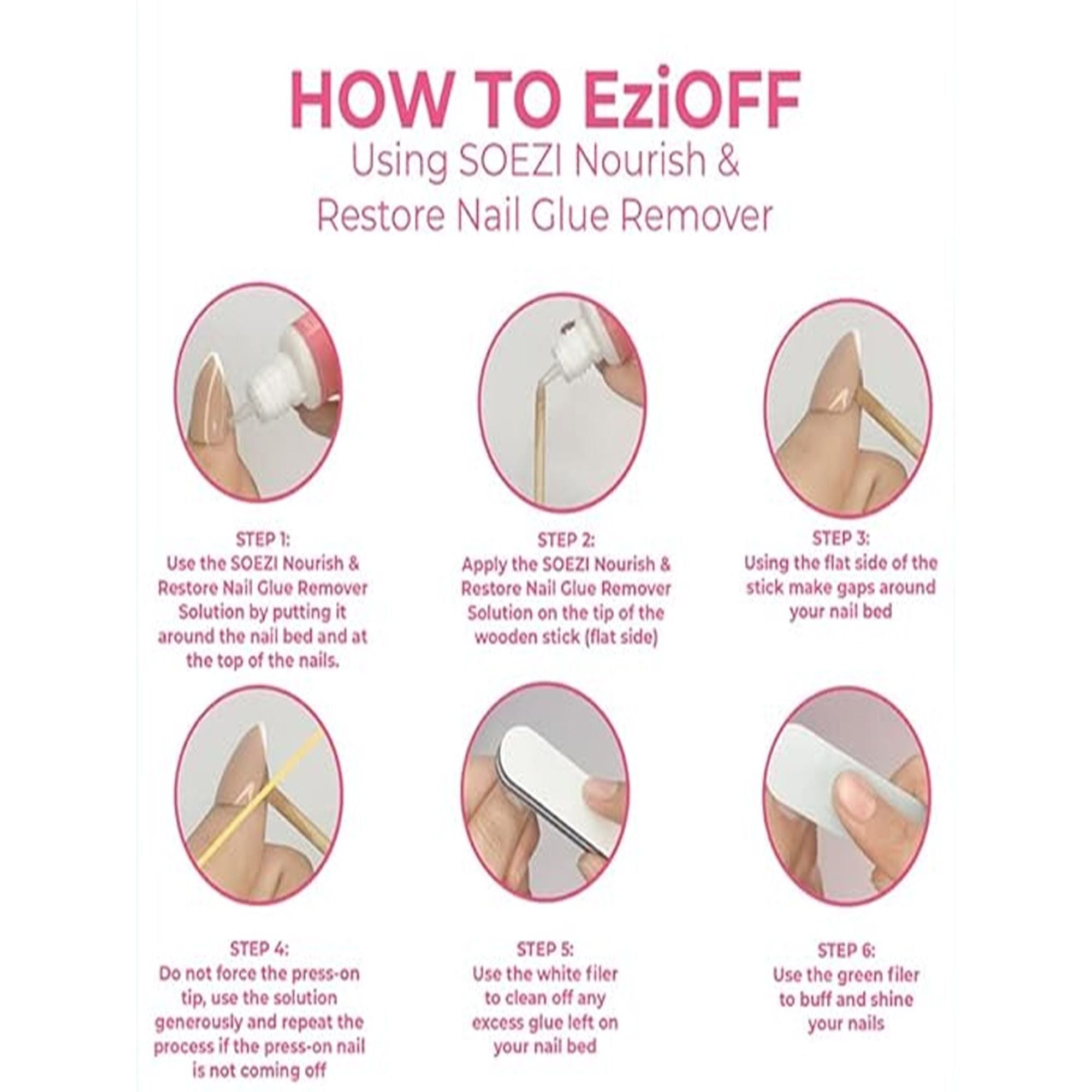 SOEZI Dutch Heiress Reusable Press On Nail - Ready To Wear Kit | Grocsy