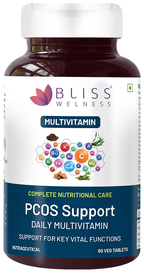 Bliss Welness PCOS Support Daily Multivitamin Veg Tablet | Grocsy