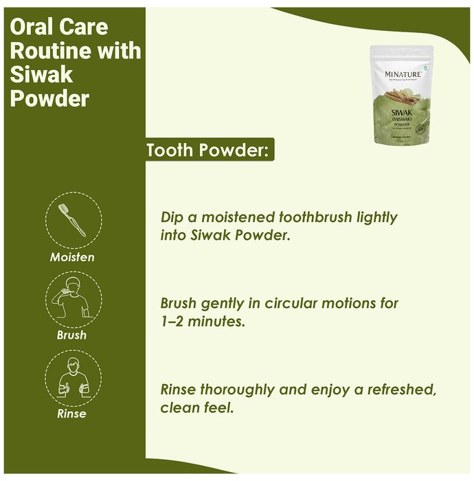 Minature Siwak (Miswak) Powder | Grocsy