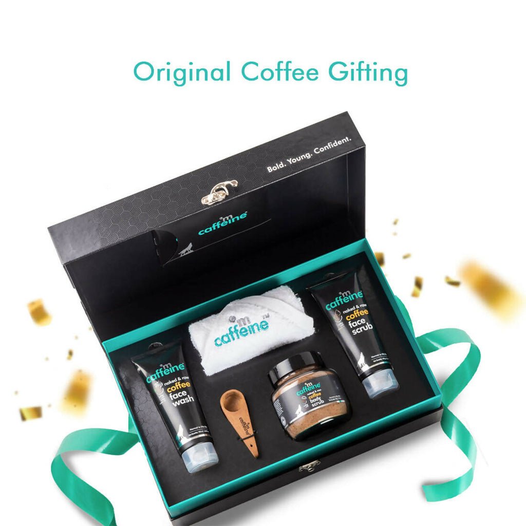 mCaffeine Coffee Moment Skin Care Gift Kit | Grocsy