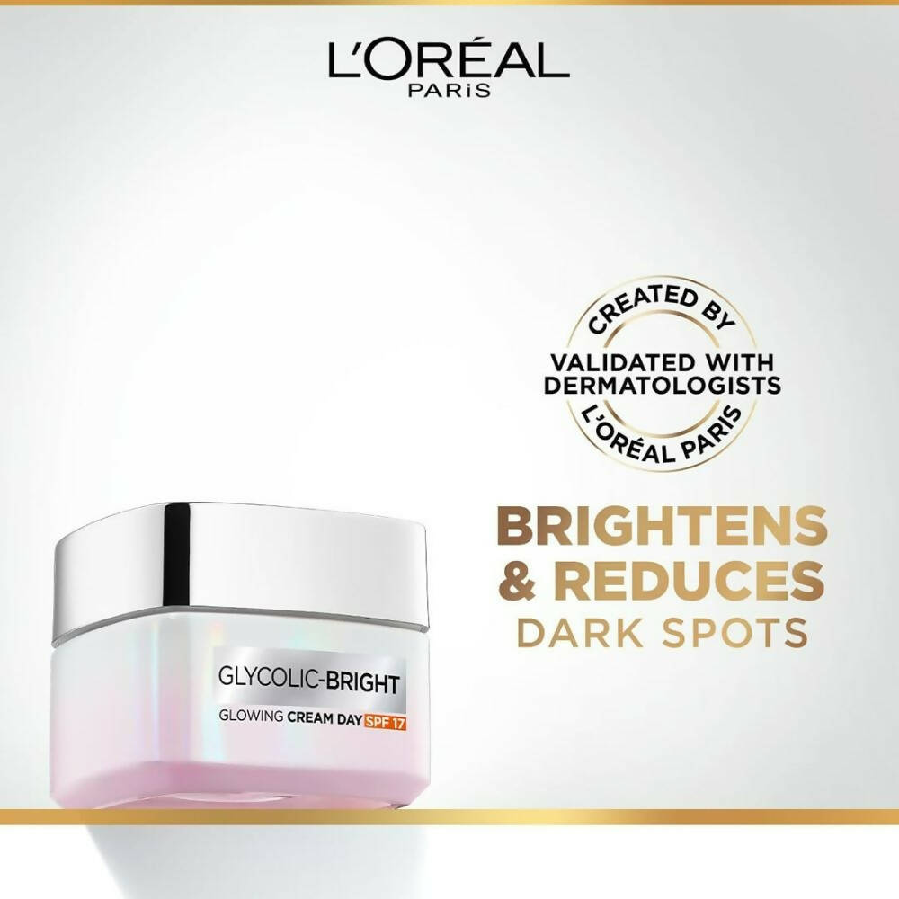 L'Oreal Paris Glycolic Bright Day Cream With SPF 17 | Grocsy