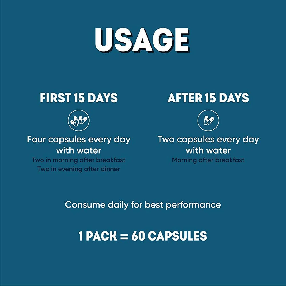 Aadar Ayurvedic Combo- Performance Oil & Straight Up Capsules | Grocsy