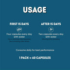 Aadar Ayurvedic Combo- Performance Oil & Straight Up Capsules | Grocsy