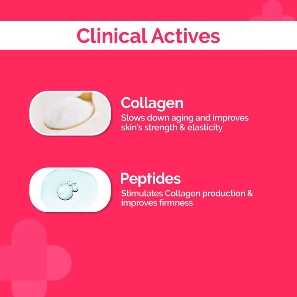 The Derma Co 1% Collagen + Peptides Sheet Mask | Grocsy
