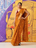 Tikhi Imli Leheriya Zari Jute Silk Ready to Wear Saree | Grocsy