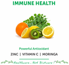 Bliss Welness Immune Health Zinc Vitamin C + Moringa Veg Tablet | Grocsy