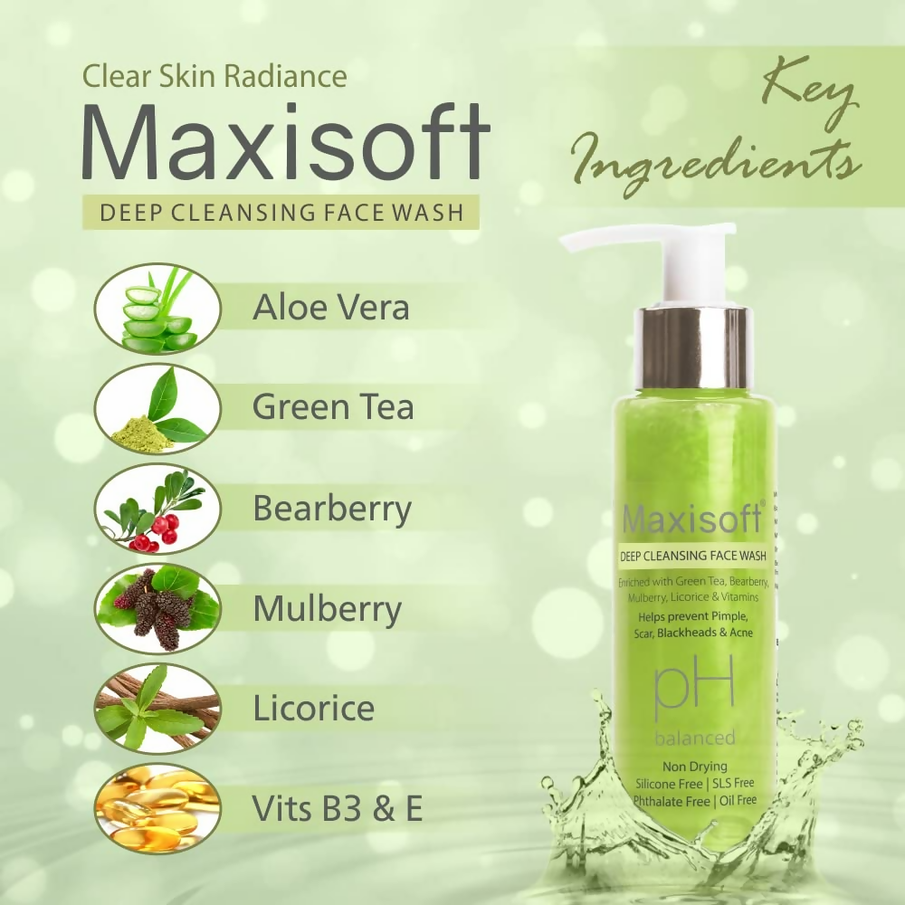 Maxisoft Deep Cleansing Face Wash | Grocsy