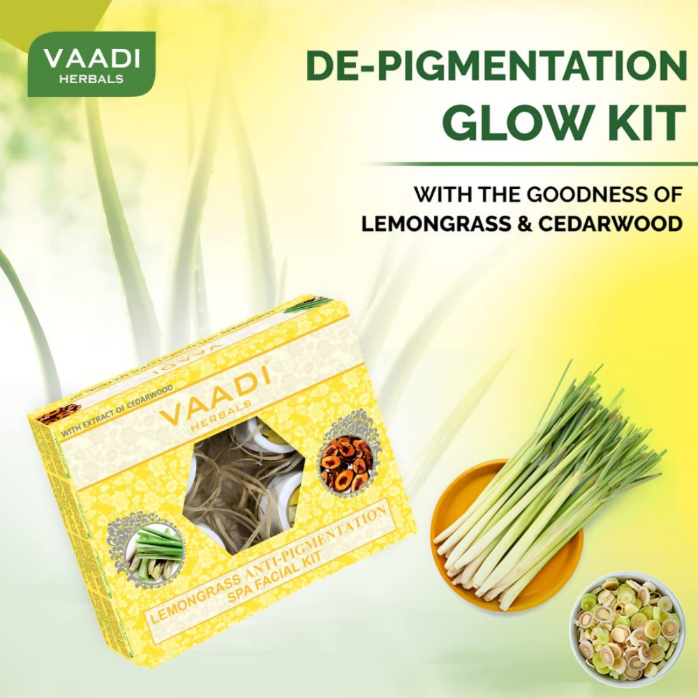 Vaadi Herbals Lemongrass Anti Pigmentation Spa Facial Kit | Grocsy