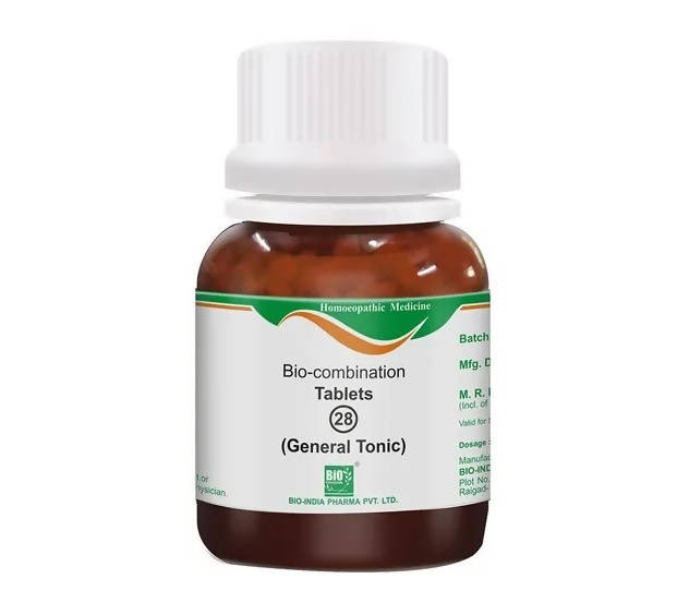 Bio India Homeopathy Bio-combination 28 Tablets | Grocsy